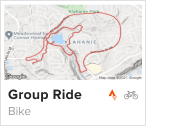 Outdoor group ride imported from Strava to TrainerRoad